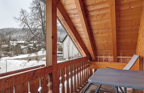 Sankt Georgen im Schwarzwald Apartment | Room 'Doppelzimmer Mit Balkon 24' with Shared Garden, Balcony and Wi-Fi