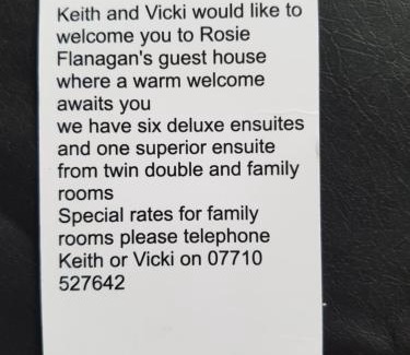 Skegness Bed & Breakfast | Rosie flanagan's