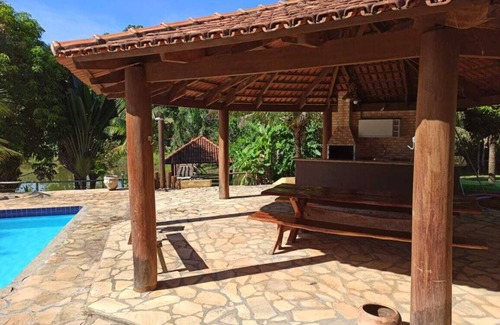 Hidrolandia House | Sítio Recanto da Paz with heated pool