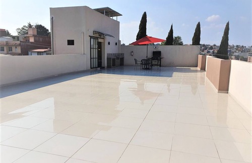 Ciudad Lopez Mateos Apartment | S02 Suite 2 min del TEC Wifi Terraza