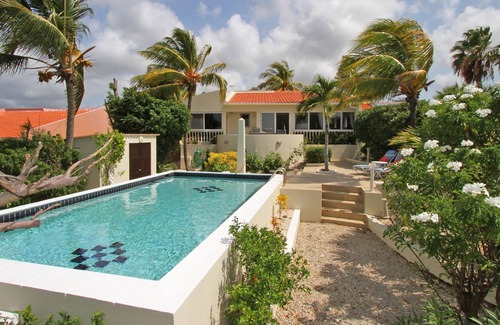 Kralendijk House | Sabadeco oceanfront home w/ spectacular views of the Caribbean Sea 2BR 2.5 bath