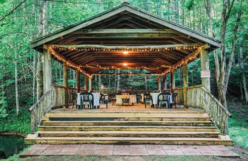 Roan Mountain House | Safe Haven Farm Wolf Pup RV Camper Roan Mountain