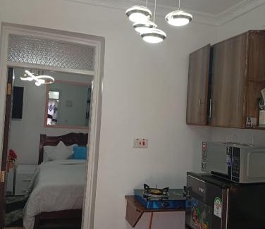 Eldoret House | Sahel Executive Studio apartment with separate kitchen and bathroom in another section from the main room for cheap accommodation in Elgon View near Eldoret sports club,Rapha Hospital, Naivas supermarket, rupha mall, and Eldoret International Airport