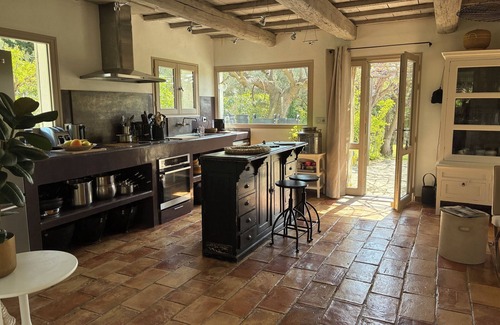 Theziers House | Saltwater swimming pool14m charming mas standing on 2 hectares of countryside