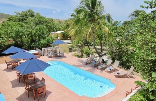 Slob Villa | Sandy waterfront Villa with stunning views of Buck Island.
