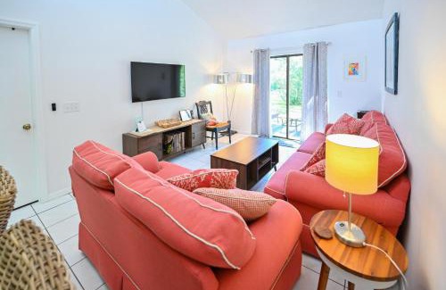 Tropic House | Satellite Beach Townhome with Patios 2 Mi to Beach