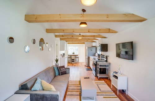 West Saugerties Cabin | Saugerties Cabin Rental w/Fire Pit & Creek Access