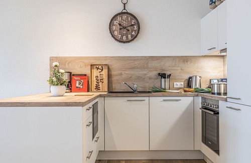 Schleswig Apartment | Schlei-Koje 1 - sauna, shower, desk, terrace, beach chair, garden furniture