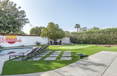 Scottsdale Highlands Five House | Scottsdale Resort Life! Amazing Pool, 5 Mins to Old Town, In-Home Recreation