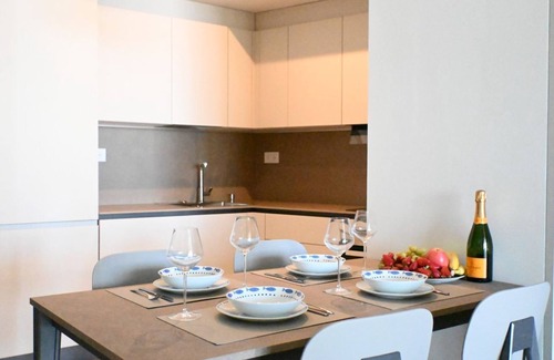 Senigallia Apartment | SE125 - Senigallia, exclusive sea front three-room apartment with swimming pool