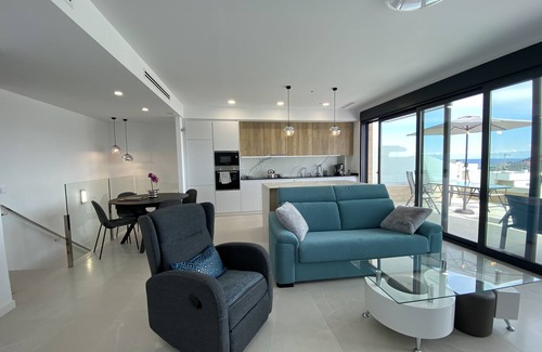 Golf Bahia Apartment | Sea View Mountain Duplex in Finestratn