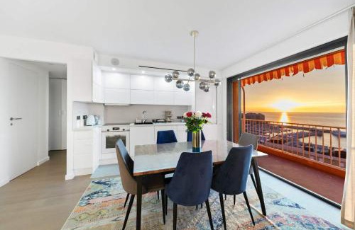 Cap d'Ail Apartment | Sea-view Sunrise condo close beaches and Monaco