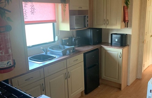 Aberystwyth Ski Chalet | Seafront Cozy Static Caravan with Sea Vievs