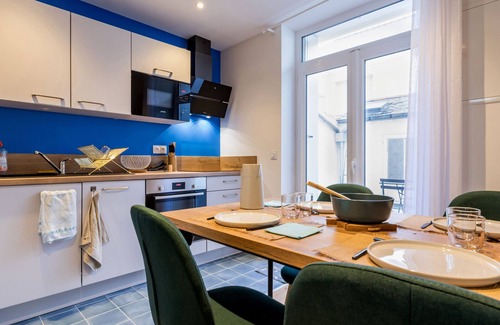 Saint-Nazaire Cottage | Seaside Retreat: Renovated 19th-Century Villa with Ocean Views & Modern Comforts