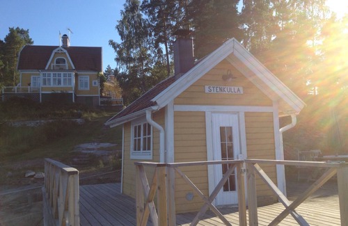 Vaxholm House | Seaside villa with private jetty and sauna. Near Stockholm. 12 beds.