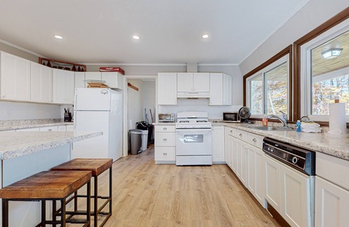 Stratton and Bromley Ski Areas House | Secluded dog-friendly mountain home near Stratton w/firepit & deck