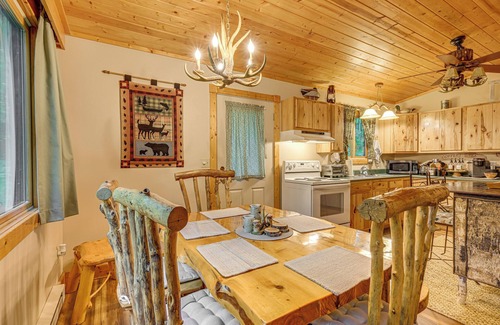Farwell Cabin | Secluded Farwell Cabin w/Fire Pit & Gas Grill!