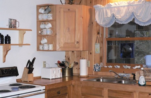 Johnsburg House | Secluded Gore Mountain Pine-Panelled Getaway
