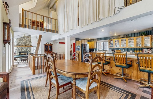 Cascade House | Secluded lake view home with private beach access & game room