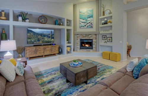 Las Sendas House | SERENE & LUX: Mt Views, POOL, Spa, Putting Green, Fire Pit, Golfers/Hikers/Bikers PARADISE