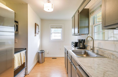 Mill Spring House | Serene Mill Spring Getaway w/Yard & Fire Pit!
