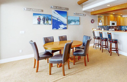Saddle Ridge Condo | Serene mountain-view condo with skiing, washer/dryer, gas grill, & patio
