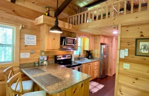 Mill Spring Cabin | Serenity Ridge Cabin D: Hideaway + Hot Tub