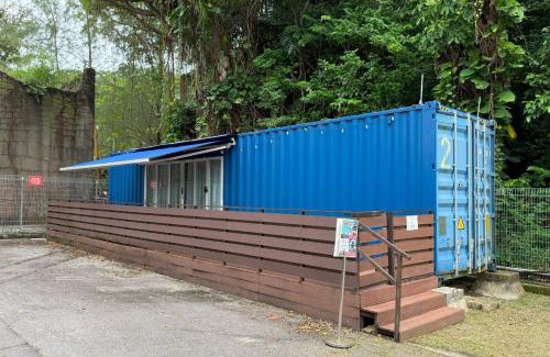 Queenstown Hotel | Shipping Container Hotel at Haw Par Villa GoogleMap Address 27 Zehnder Road Taxi and cars can only enter via Zehnder Road