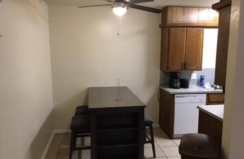 Lawton Apartment | Simple 1-bedroom unit upstairs close to Fort Sill!