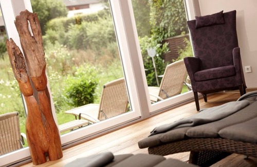 Meerfeld House | Single Room "Sternengucker" shower/WC/balcony - NaturPurHotel Maarblick