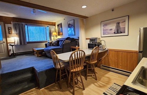 Sunday River Area Condo | Ski in/out Mountain facing Condo, sleeps 6, best spot on the Mountain!
