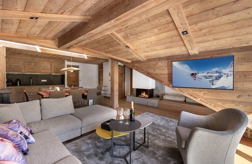 Courchevel Apartment | Ski-in/ski-out apartment, 3 bedrooms, steam shower, balcony, parking, WiFi