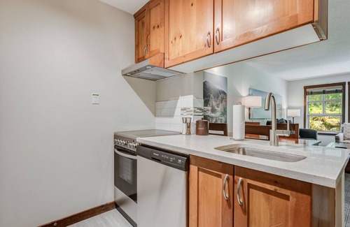 Upper Village Apartment | Ski-in/Ski-out | Cozy Studio with Hot Tub Access