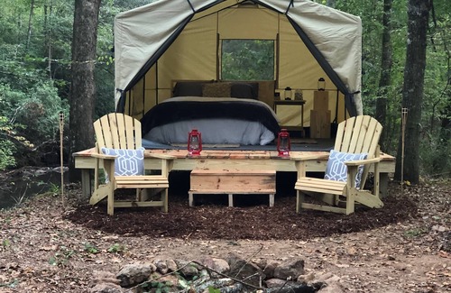 Ashland RV Rental | Sleep where the Shine was made - Enitachopco Creek. Our most requested site!