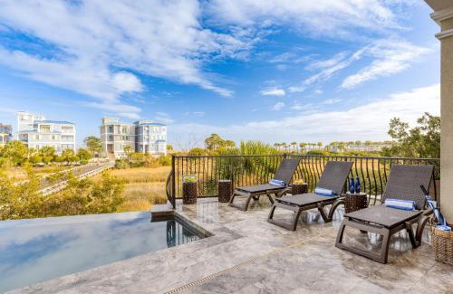 Palmetto Dunes House | Sleeps 24 Priv Beach Boardwalk Pool Ocean View 24 Bradley Cir by AvantStay