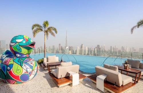 Business Bay Apartment | SLS Hotel, Sky duplex penthouse