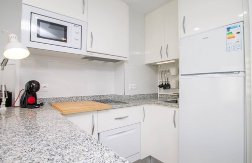 Carihuela Apartment | Sol Ocean House Block 3, Floor 1 - Beachfront, inside a hotel, sea views