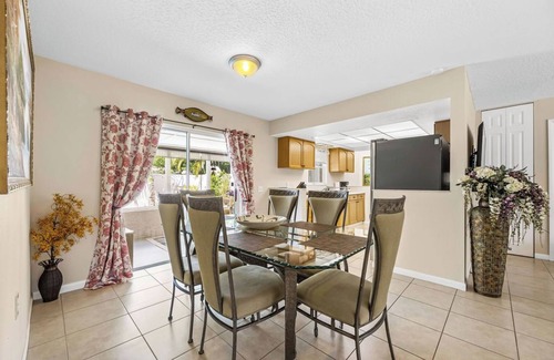Tropic House | SpaceCoast Charm — 3BR Home. Heated Pool & Terrace