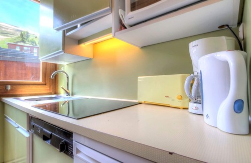 Plagne Centre Apartment | Spacious apartment near the slopes – 7 people, 2 bedrooms & balcony