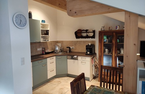 Prien am Chiemsee Apartment | Spacious, bright apartment on the top floor, 92 sqm, balcony with mountain view
