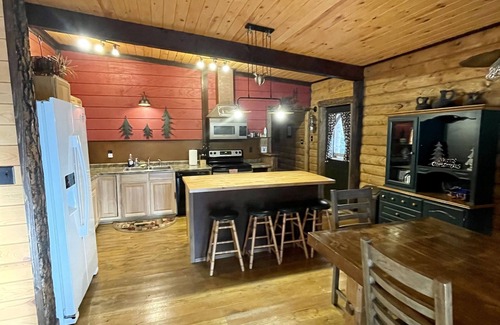 Lead Cabin | Spacious cabin off Hwy 85 with beautiful views and plenty of trailer parking.
