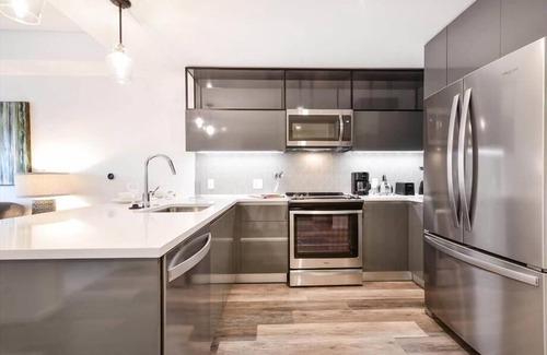 Shawmut Apartment | Spacious Downtown 1BR | Laundry In-unit | High Ceilings
