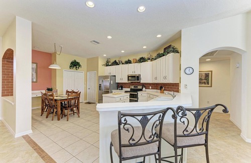 Sabal Harbour House | Spacious, family friendly 4-bedroom, pool/spa lakefront home.