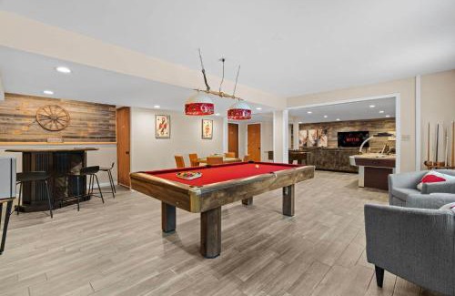 Pocono Pines House | Spacious Game Room Seclusion Hot Tub and more