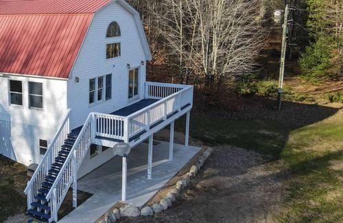 Alanson House | Spacious home, 12 miles from Nubs Nob, Harbor Springs surrounded by forest.