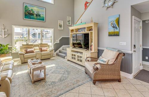 Ocean Isle Beach House | Spacious Home with Boat Dock in Ocean Isle Beach!