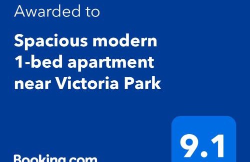 Bow Apartment | Spacious modern 1-bed apartment near Victoria Park & London Stadium