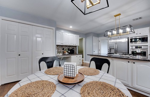 Spring House | Spacious Retreat w/Heated Pool, Spa, & Game Room; King Bed, Pool Table