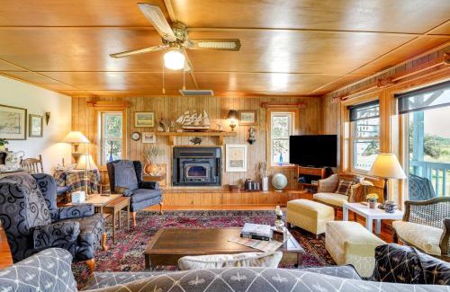 Jacksonboro House | Spacious Riverfront Cottage with Dock in Green Pond!