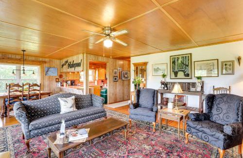 Jacksonboro House | Spacious Riverfront Cottage with Dock in Green Pond!